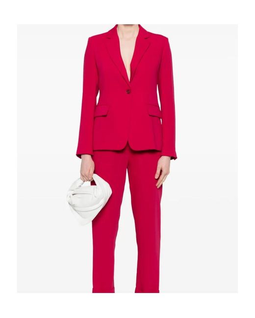 P.A.R.O.S.H. Pink Single-Breasted Blazer