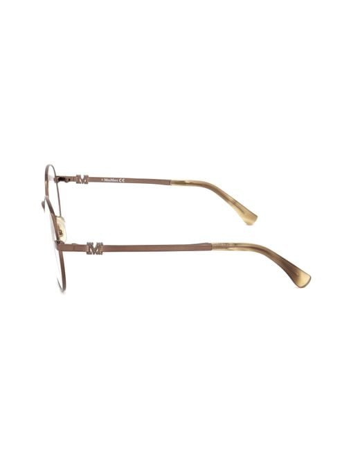 Max Mara White Round Frame Glasses