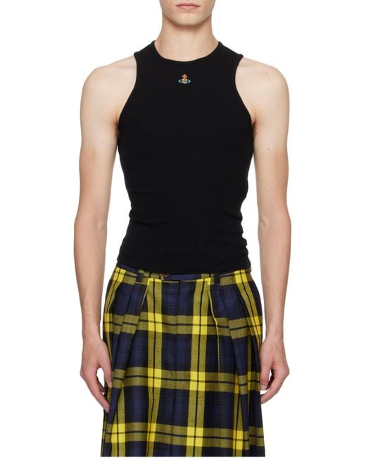 Vivienne Westwood Black Orb Tank Top