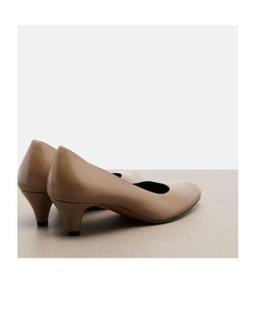 The Row White Ornella Leather Pumps