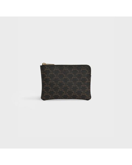 Céline Black Coin And Card Pouch
