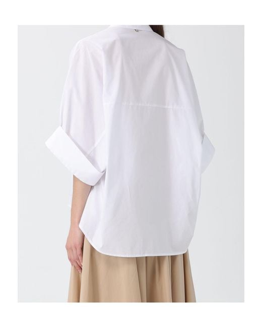 Liu Jo White Short Sleeve Buttoned Shirt