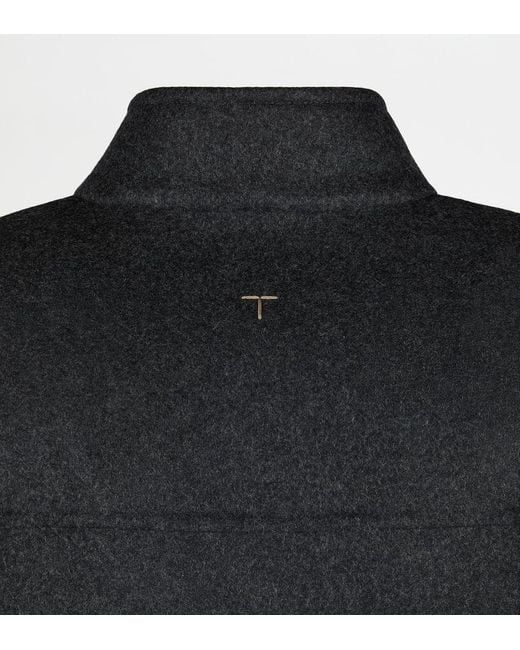 Tod's Blue Wool Bomber Jacket