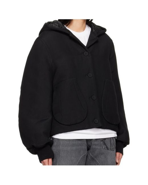 J.W. Anderson Black Hooded Jacket