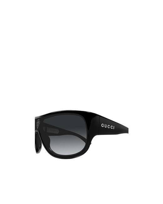Gucci Black Eyewear Pilot Frame Sunglasses for men