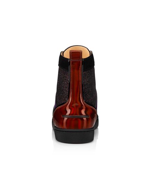 Christian Louboutin Brown Vida Top Lace-Up Casual Sneakers for men