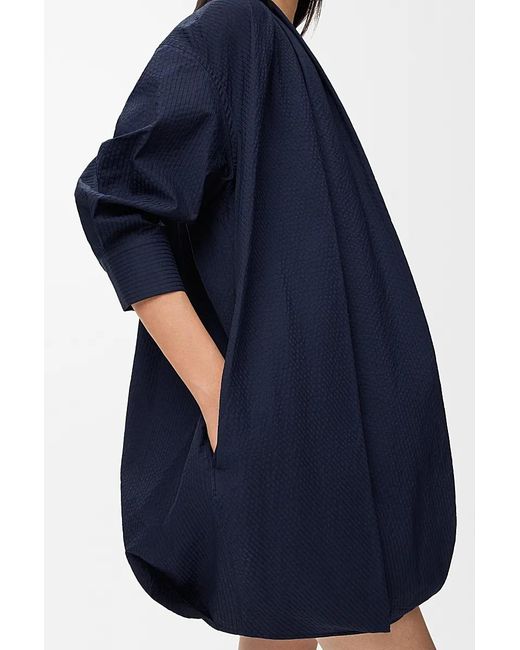 Loewe Blue Draped Dress