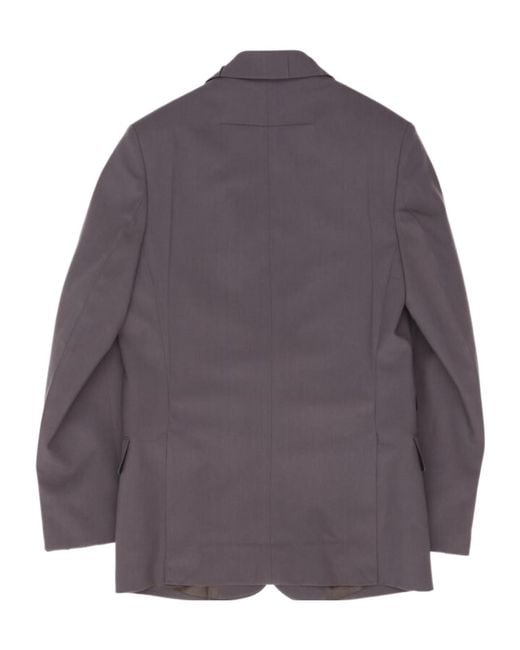Victoria Beckham Purple Notched Lapel Jacket