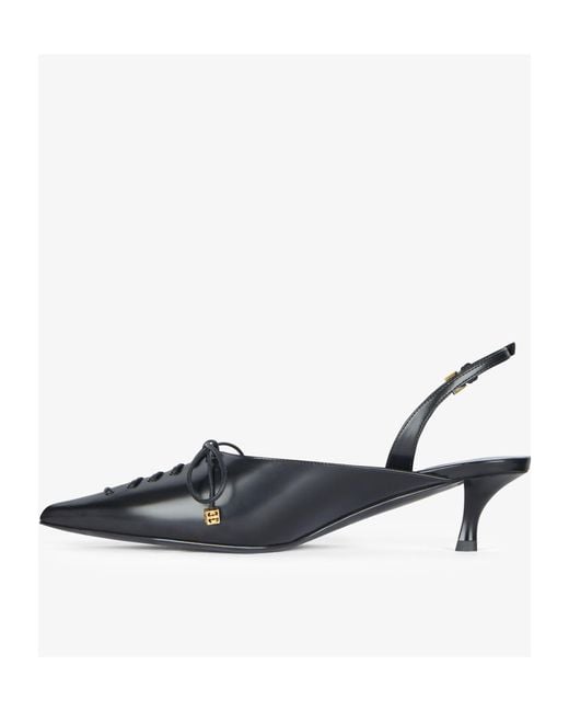 Givenchy Multicolor Lace-Up Slingbacks