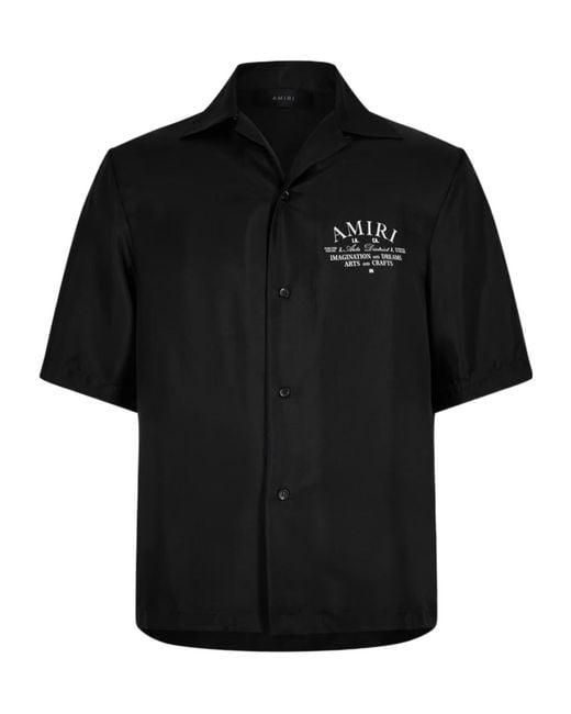 Amiri Black Printed Shirt for men