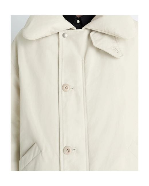 Lemaire Natural Bubble-Collar Puffer Jacket for men