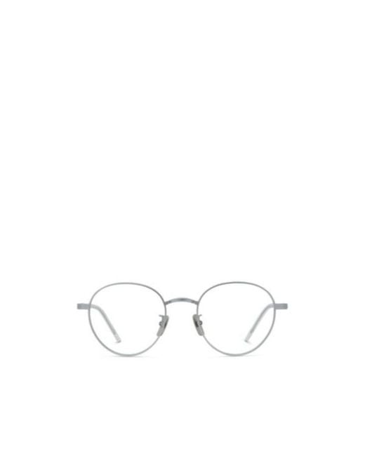 Givenchy White Round Flat Mirror for men