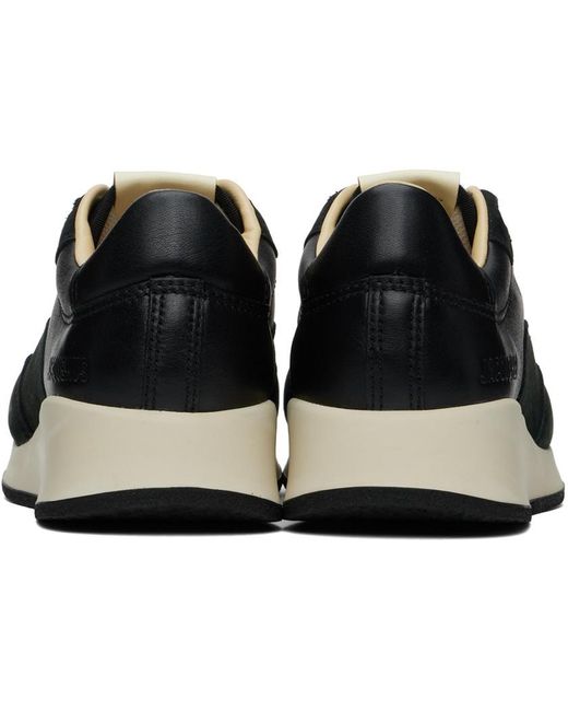 Jacquemus Black Round Toe Low-Top Sneakers for men