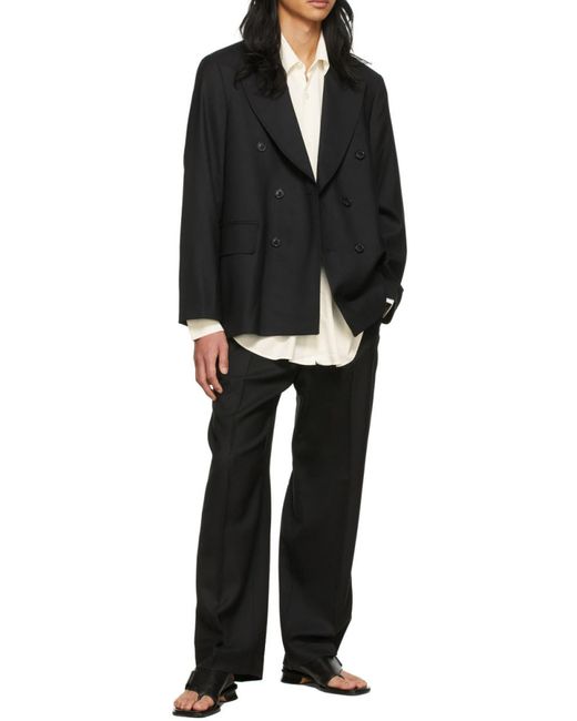 Our Legacy Black Pleated Pants for men