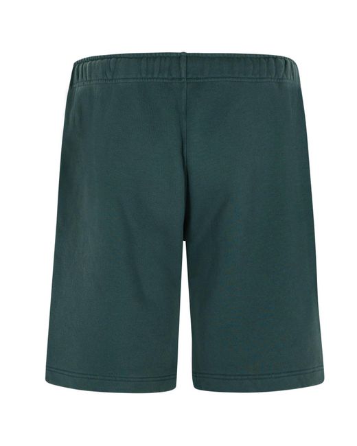 Autry Green Elasticated-Waistband Logo Track Shorts for men