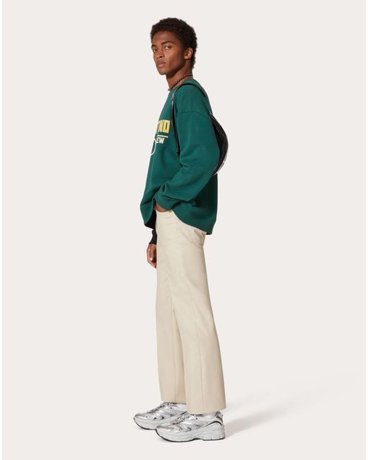 Valentino Natural Straight Leg Tailored Pants for men