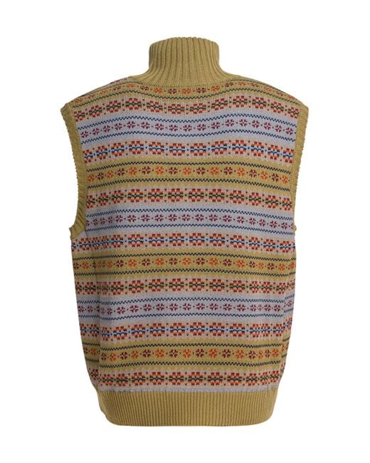 Kapital Gray Knitted Vest for men