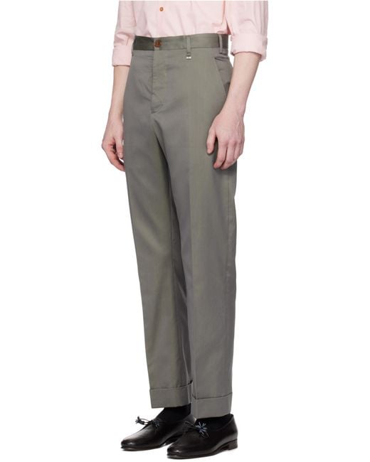 Vivienne Westwood Gray Tailored Trousers for men
