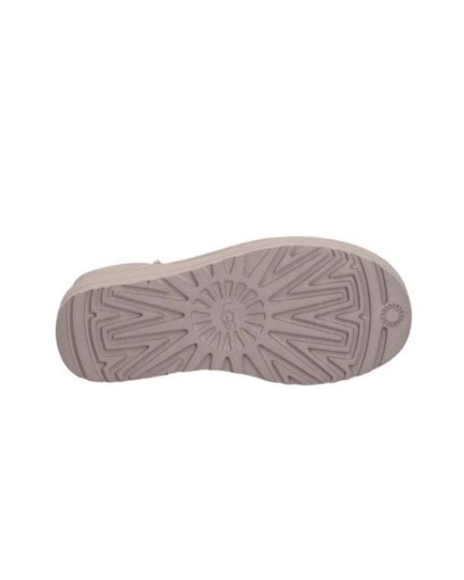 Ugg Gray Classic Mini Platform Ankle Boots
