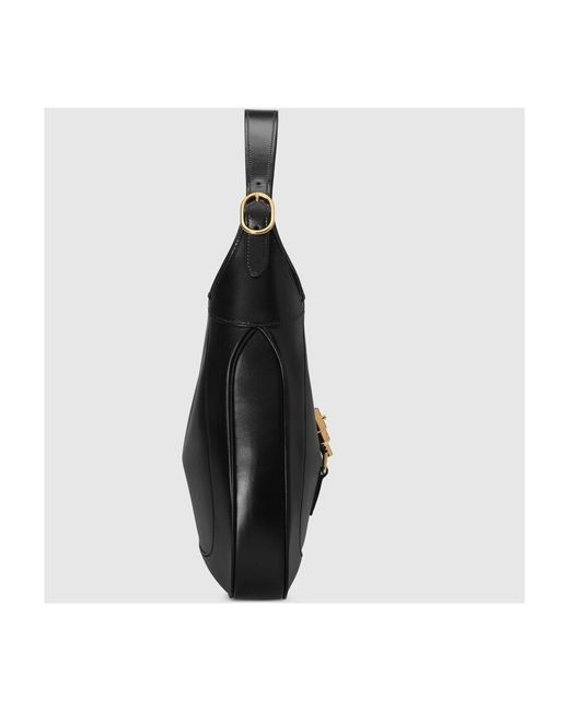 Gucci Black 1961 Jackie Medium Hobo Shoulder Bag