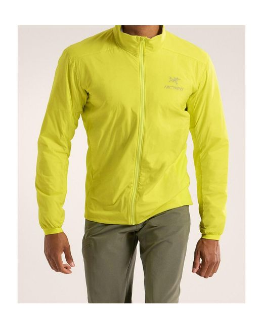 Arc'teryx Yellow Atom Jacket for men
