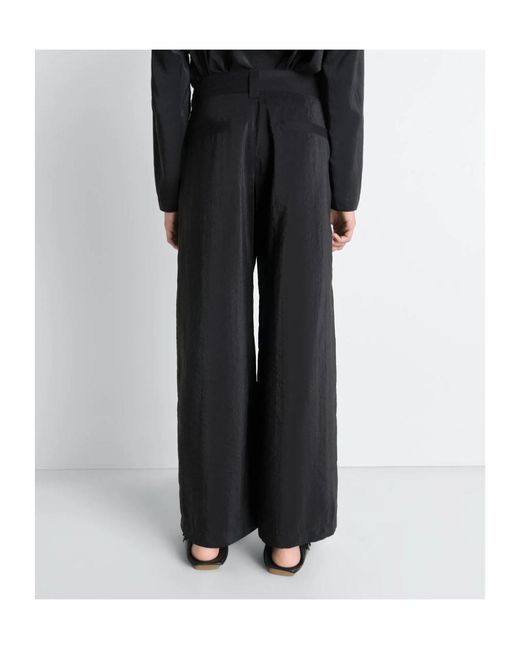 Lemaire Black Straight Tailored Pants for men
