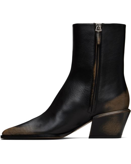 Paris Texas Black Bettina Ankle Boots