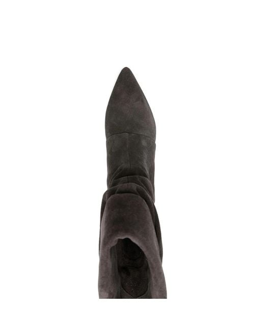 Ash Black Pointed Toe Boots