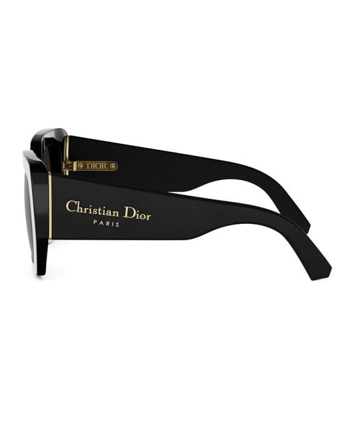 Dior Black Eyewear Butterfly Frame Sunglasses