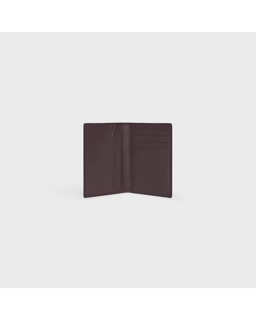 Céline Black Vertical Card Holder for men