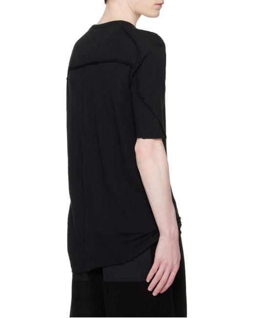 Thom Krom Black Short-Sleeved T-Shirt for men