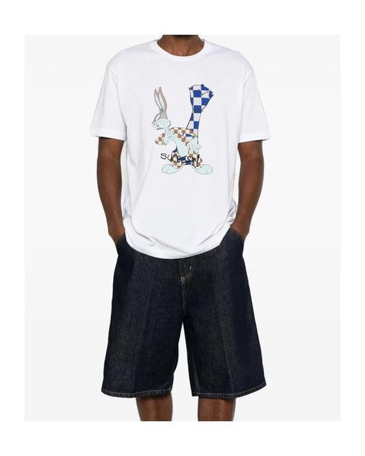 Iceberg White Crew-Neck T-Shirt for men