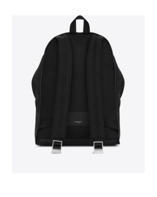 Saint Laurent Black City Zip-Up Backpack for men