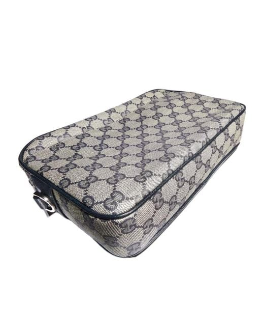 Gucci Gray Essence Classic Small Crossbody Bag for men