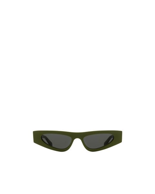 Gucci Green Eyewear Cat Eye Frame Sunglasses