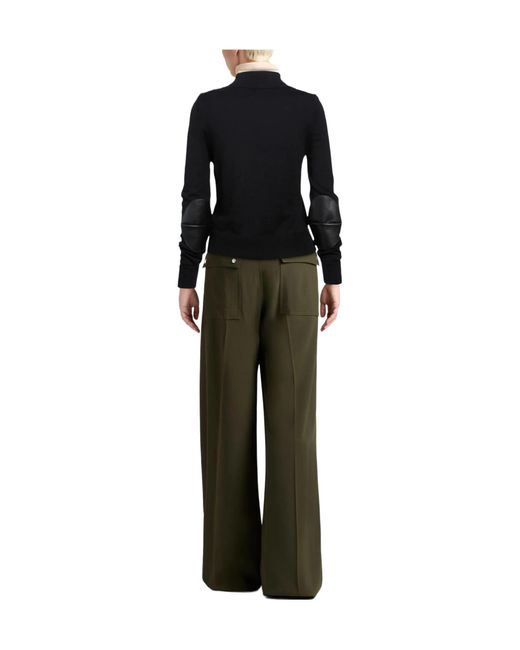 MM6 by Maison Margiela Black Solidcolor Cardigans
