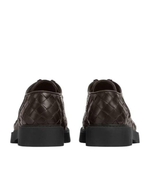 Bottega Veneta Brown Haddock Lace-Up Shoes for men