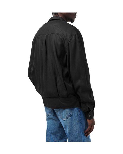 Our Legacy Black Stand-Collar Jacket for men