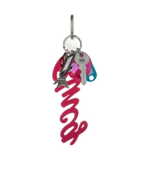 Balenciaga Red Hourglass Soft Big Souvenirs Keyring