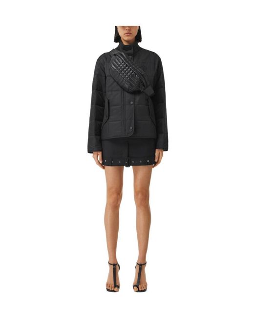 Burberry Black Monogram Motif Puffer Jacket