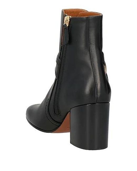 Chloé Black Ankle Boots Calfskin