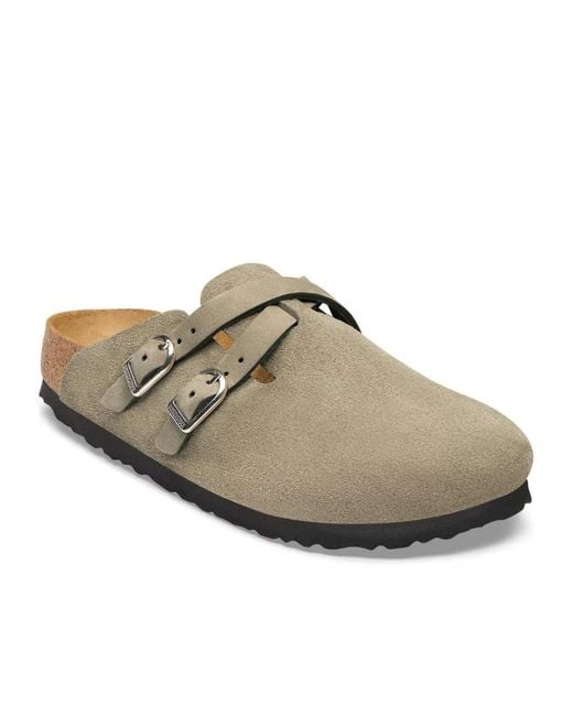 Birkenstock Brown Buckle-Fastening Crossover-Strap Sandals