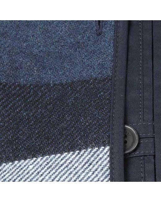 Burberry Blue Inner Detachable Coat for men