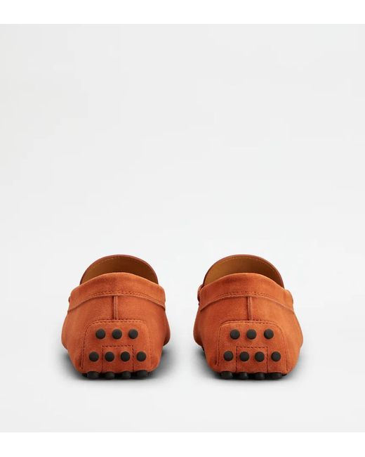 Tod's Brown Round-Toe Loafers for men