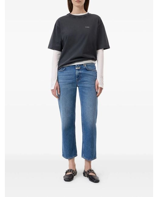 Closed Blue Organic Cotton T-Shirt