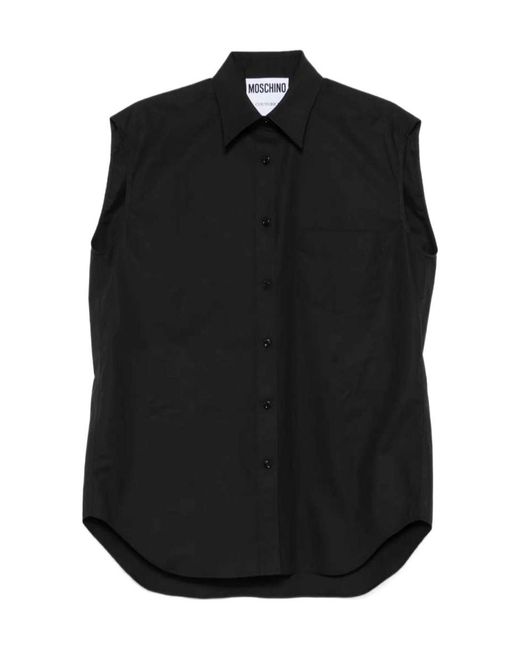 Moschino Black Poplin Shirt