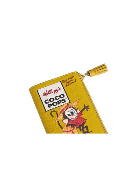 Anya Hindmarch Yellow Anya Brands Coco Pops Folding Wallet