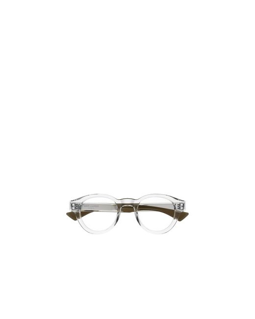 Saint Laurent White Eyewear Sl 792 Round Glasses for men