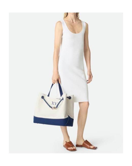 Bottega Veneta Blue Large Andiamo for men