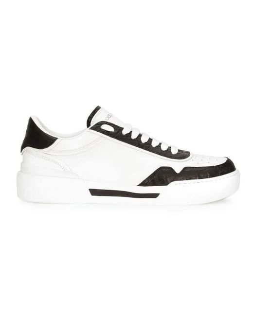 Dolce & Gabbana Black New Roma Sneakers for men
